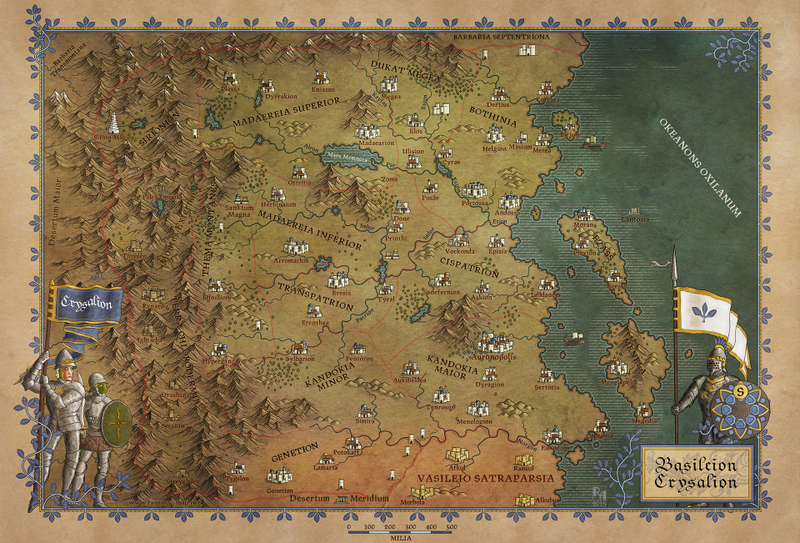 Illustration for article titled Beautiful Maps Of Fake Places